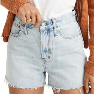 Madewell The Perfect Jean Shorts Millman Wash Size 25